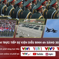 CÙNG TNV ĐIỂM DANH NHỮNG KÊNH TRUYỀN HÌNH PHÁT SÓNG SỰ KIỆN DIỄU BINH 30/4