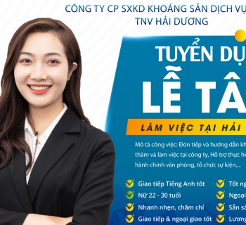 TUYỂN DỤNG NHÂN VIÊN LỄ TÂN 