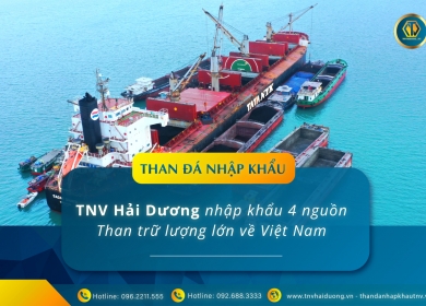 TOP 4 NGUỒN THAN NHẬP KHẨU TRỮ LƯỢNG LỚN NHẤT - TNV HẢI DƯƠNG