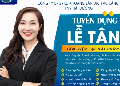 TUYỂN DỤNG NHÂN VIÊN LỄ TÂN