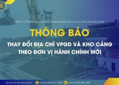 THÔNG BÁO THAY ĐỔI ĐỊA CHỈ THEO ĐƠN VỊ HÀNH CHÍNH MỚI