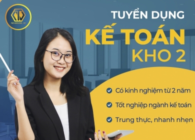 TUYỂN DỤNG KẾ TOÁN KHO 2 – TNV HẢI DƯƠNG 